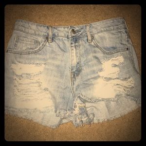 PacSun High Rose Short Shorts